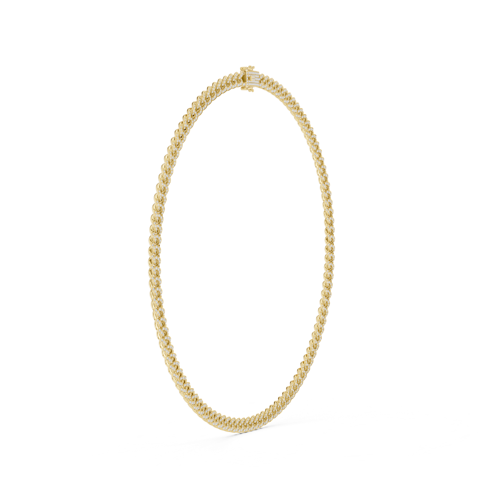 Gold Necklace GNK-0042, Yellow Gold, view 3