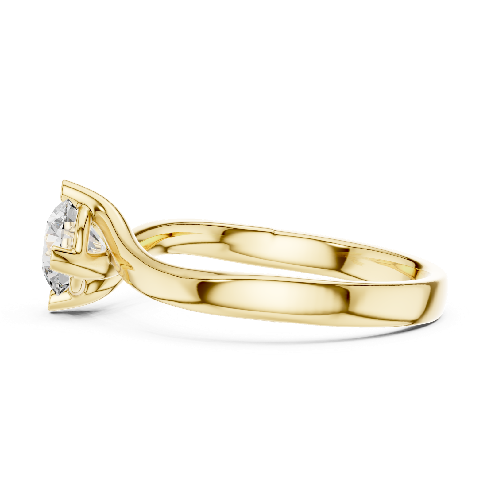 Gold Ring 00001L (9), Yellow Gold, view 3