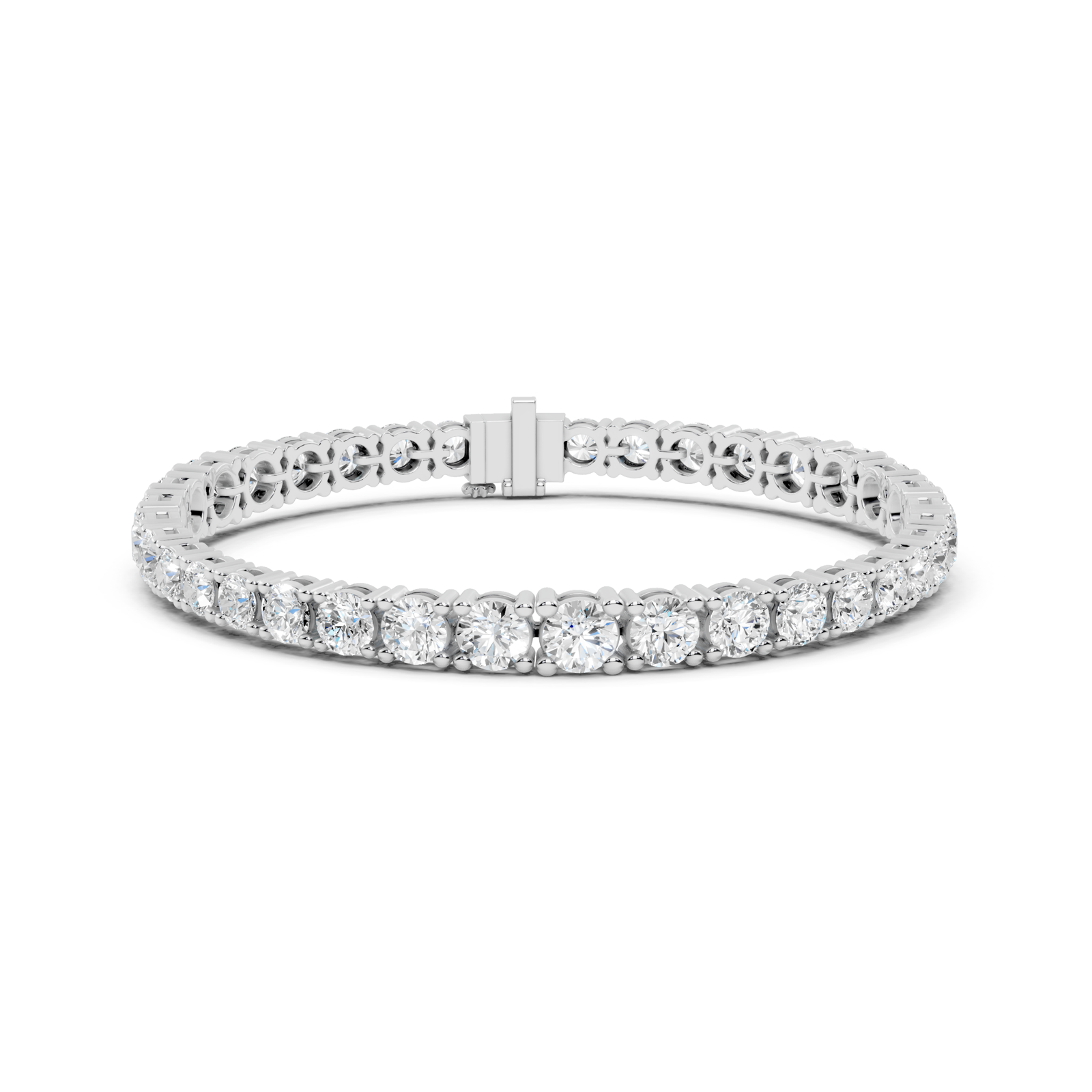 Gold Bracelet GLBR-0016, White Gold, view 50