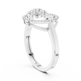 Gold Ring ALR-154, White Gold