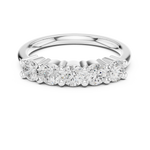 Gold Ring DDLR-615, White Gold, view 4