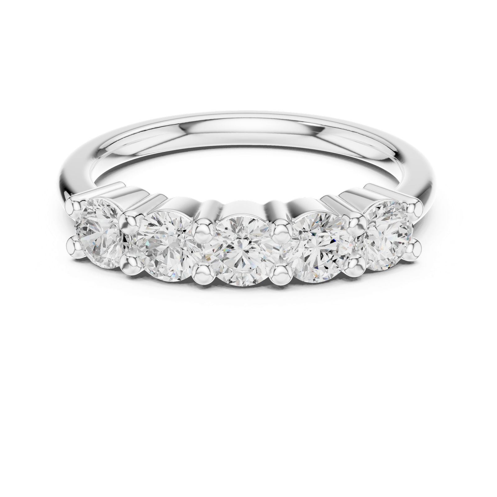 Gold Ring DDLR-615, White Gold, view 4