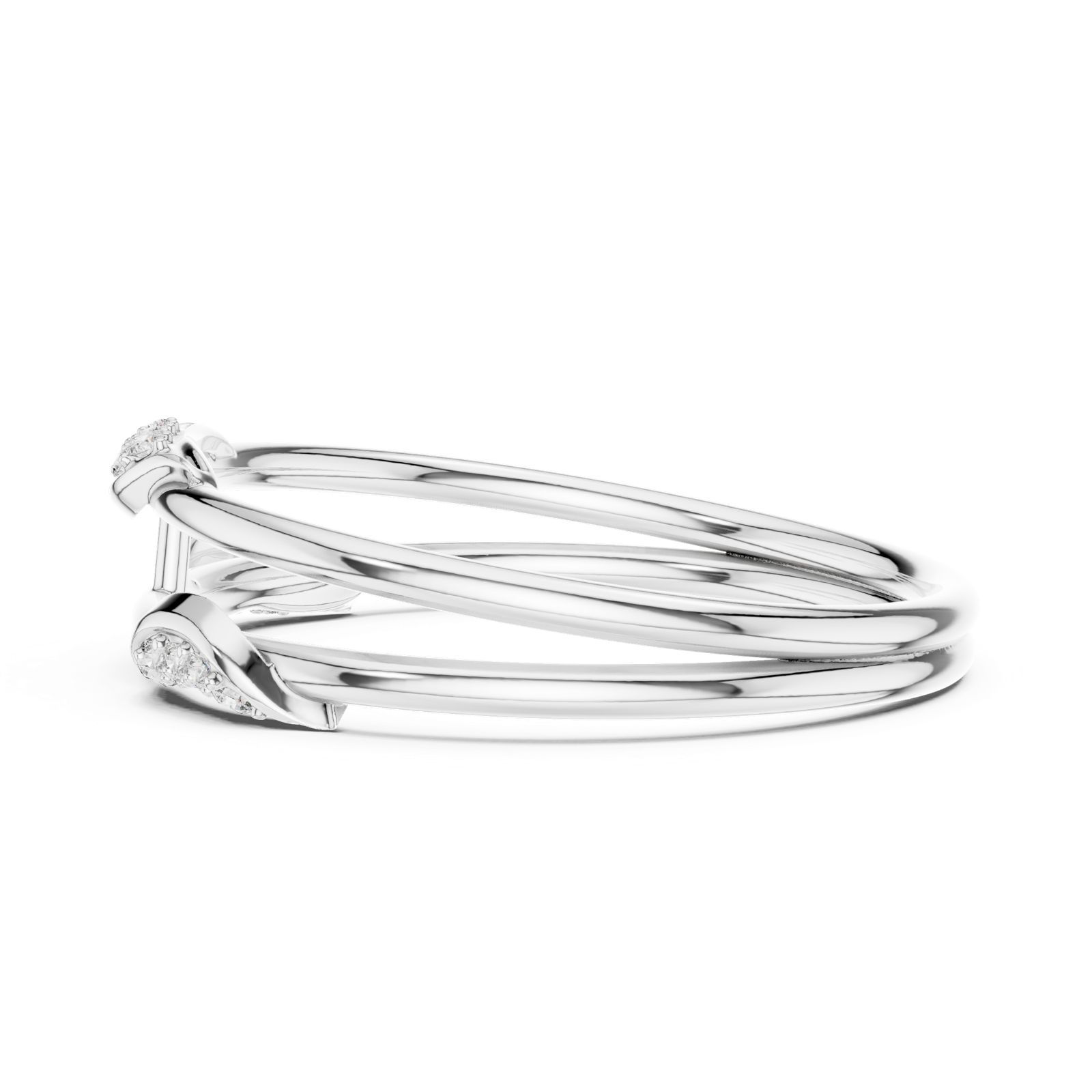 Gold Ring 1 (204), White Gold, view 3