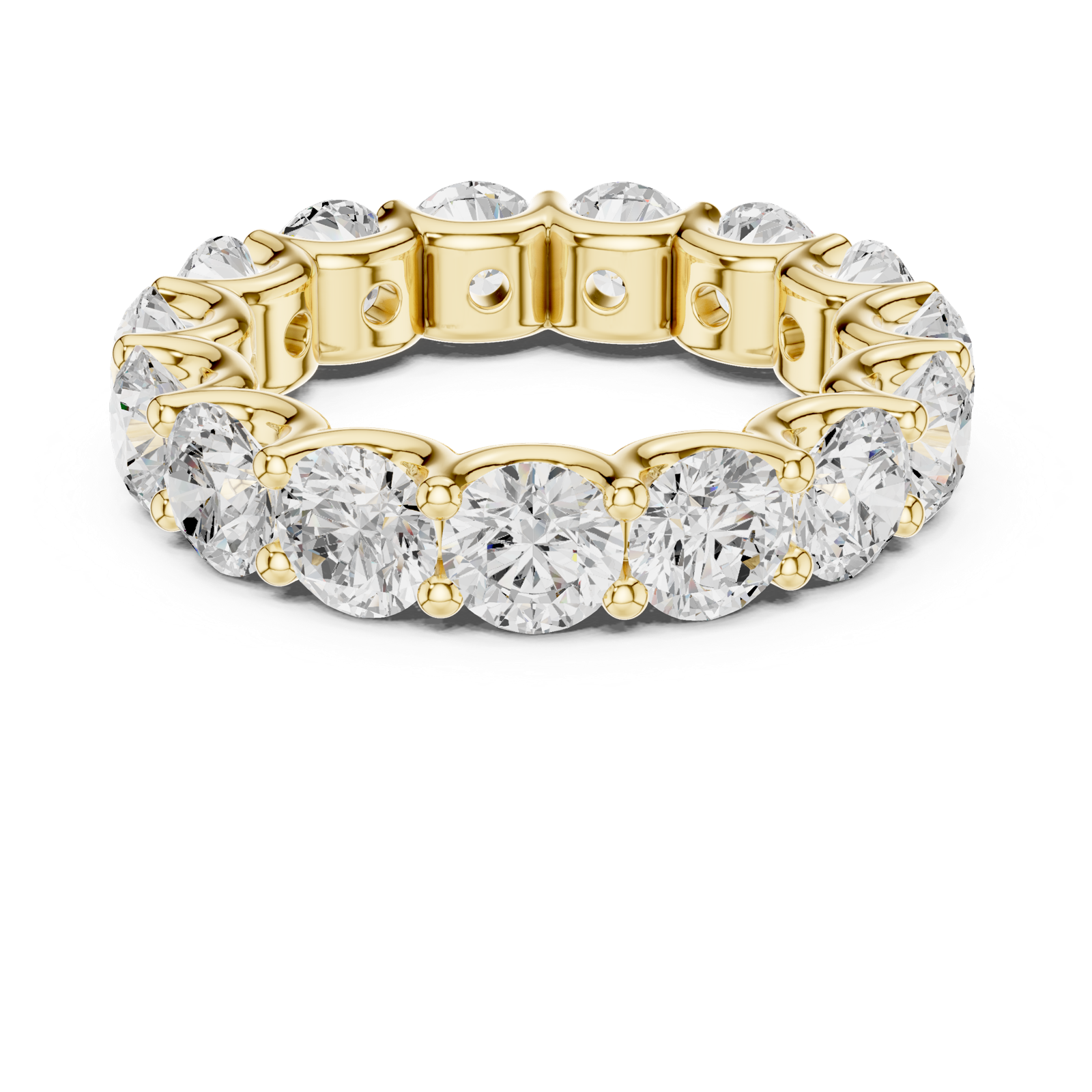 Gold Ring DDLR-661, Yellow Gold, view 4