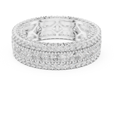 Gold Ring DDLR-225, White Gold, view 4