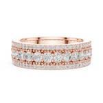 Gold Ring DDLR-224, Rose Gold, view 3