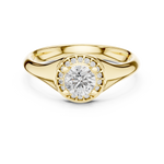 Gold Ring LR-0214, Yellow Gold, view 4