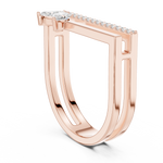 Gold Ring SBWR(21), Rose Gold, view 1