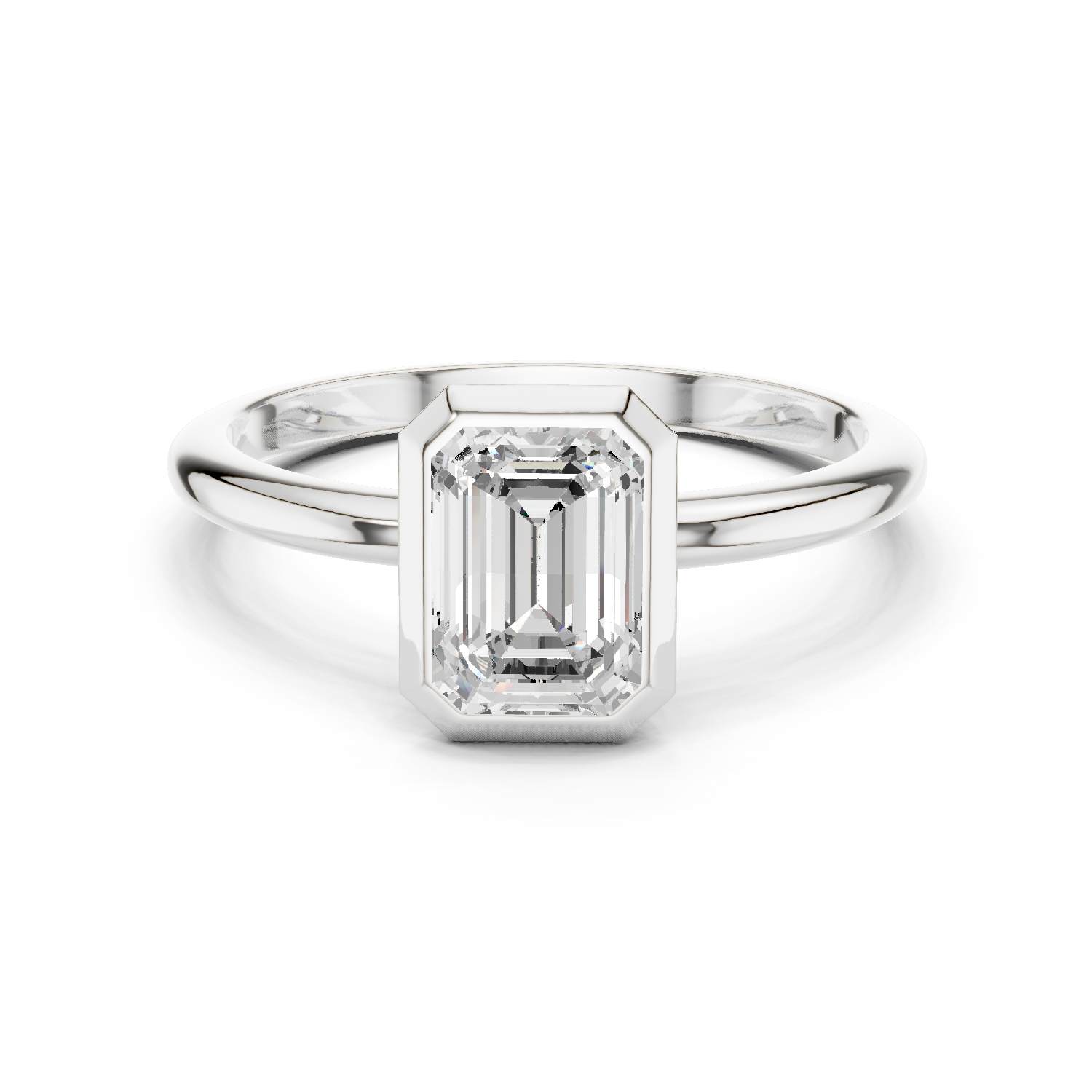 Gold Ring DDLR-1075, White Gold