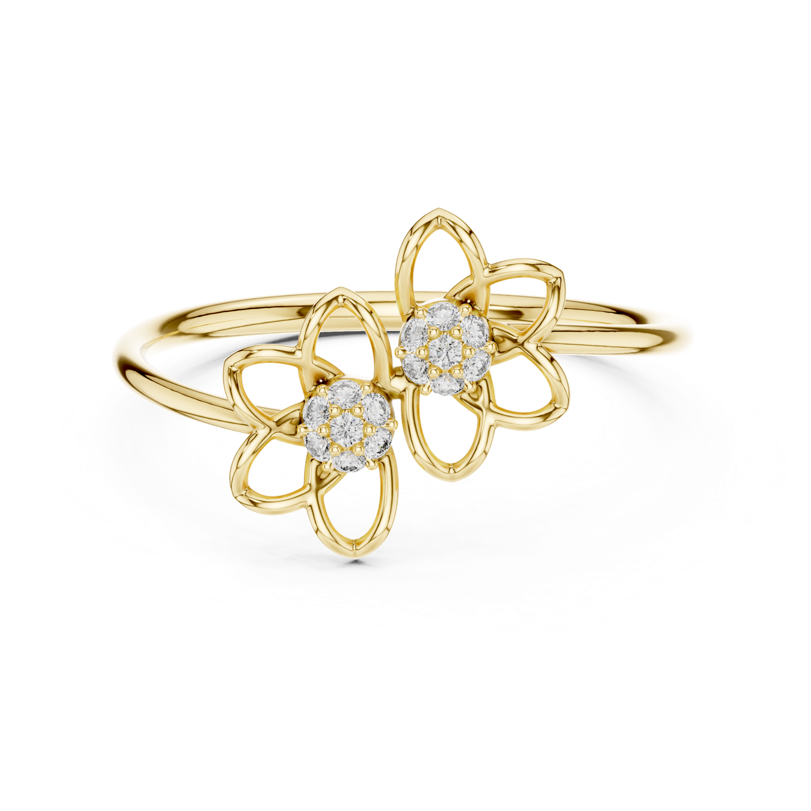 Gold Ring LR-01 (100), Yellow Gold, view 4
