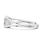 Gold Ring DDLR-574, White Gold, view 3