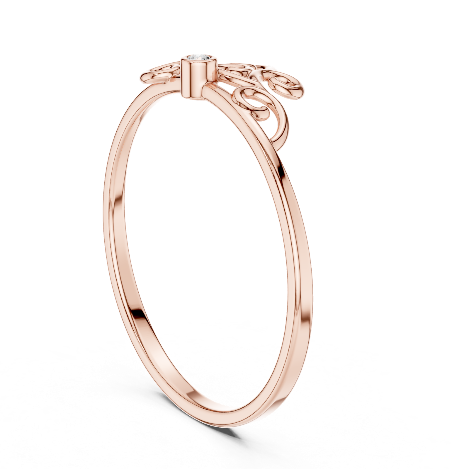 Gold Ring 1 (230), Rose Gold