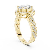 Gold Ring DDLR-414, Yellow Gold, view 1