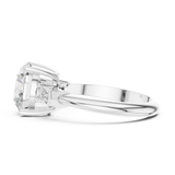 Gold Jewelry L35-67, Round center stone, White Gold, view 3