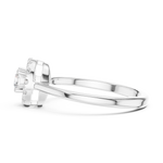 Gold Ring DDLR-833, White Gold, view 3