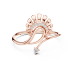Gold Ring 1 (116), Rose Gold, view 4