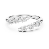 Gold Ring L28-15, White Gold, view 4