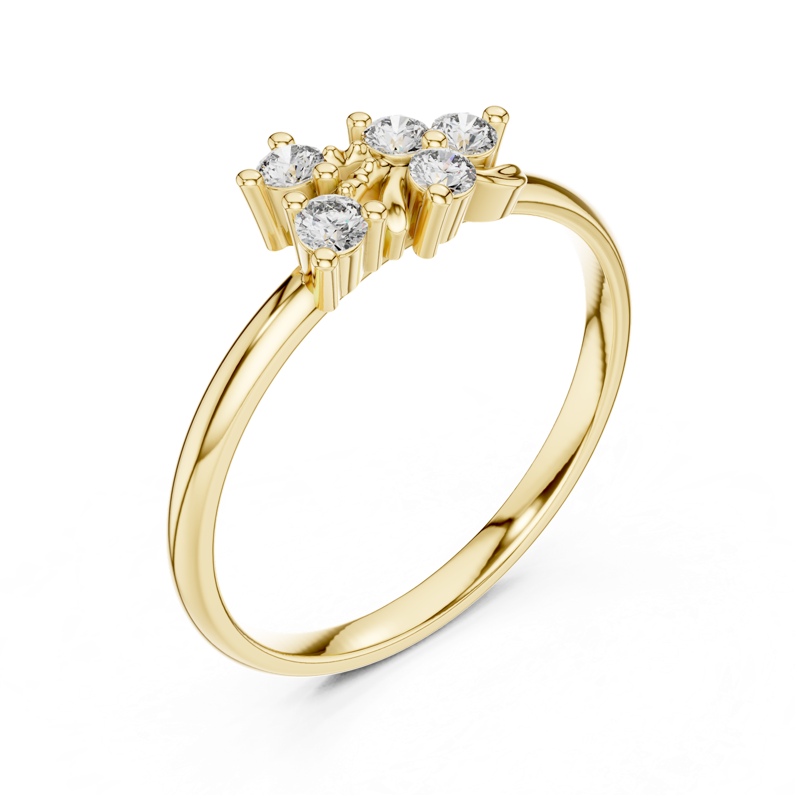 Gold Ring 1 (453), Yellow Gold, view 2