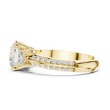 Gold Ring DDLR-267, Yellow Gold, view 3