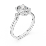 Gold Ring DDLR-164, White Gold, view 2