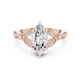 Gold Ring DDLR-935, Rose Gold, view 4