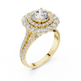 Gold Ring DDLR-011, Yellow Gold, view 2