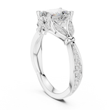 Gold Ring DDLR-257, White Gold, view 1