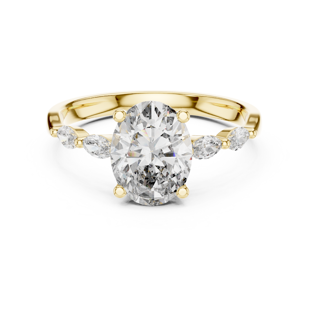 Gold Ring 00001L (35), Yellow Gold