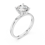 Gold Ring DDLR-847, White Gold, view 2