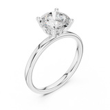 Gold Ring DDLR-847, White Gold, view 2