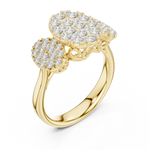 Gold Ring DDLR-779, Yellow Gold, view 2