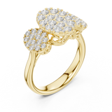 Gold Ring DDLR-779, Yellow Gold, view 2
