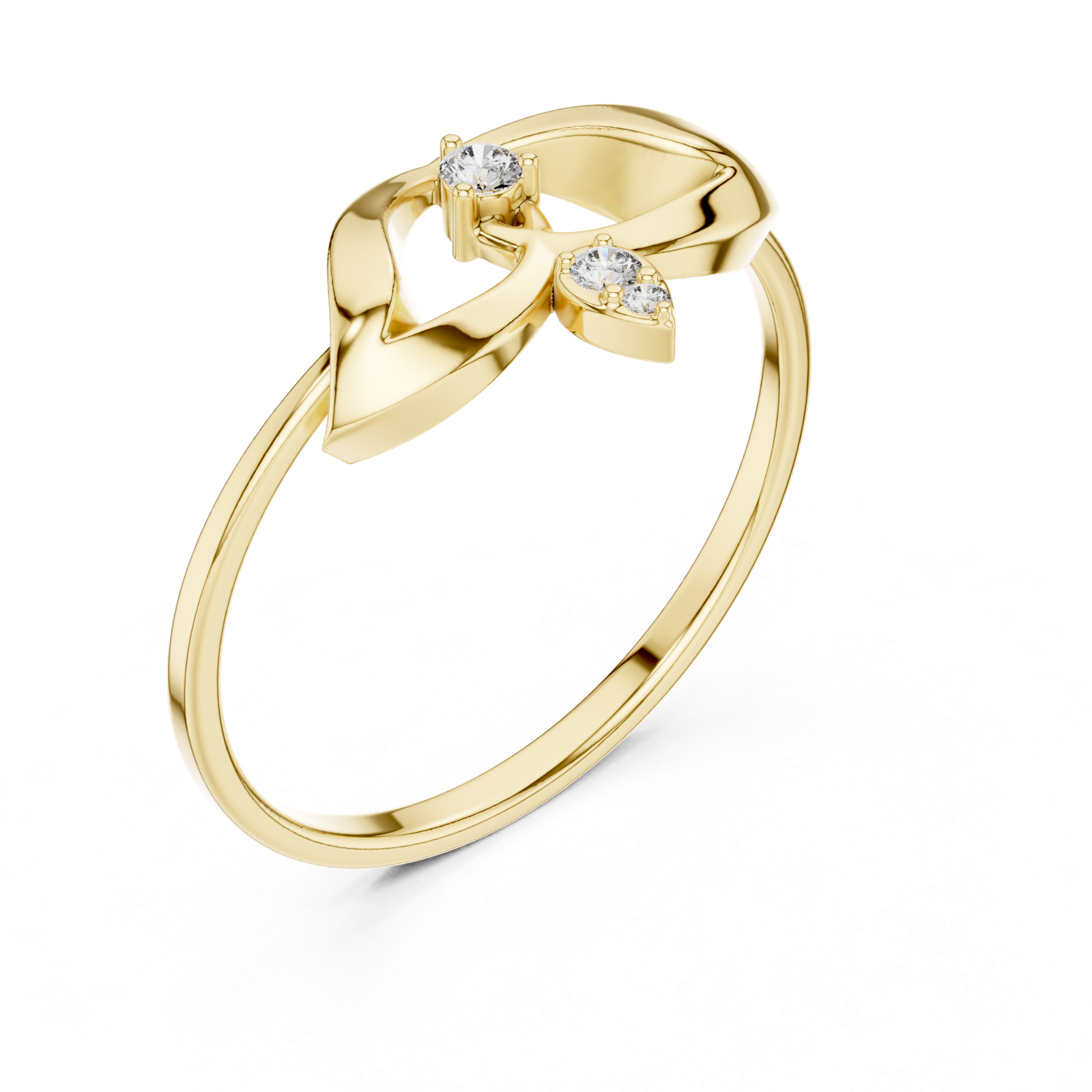 Gold Ring 1 (151), Yellow Gold, view 2