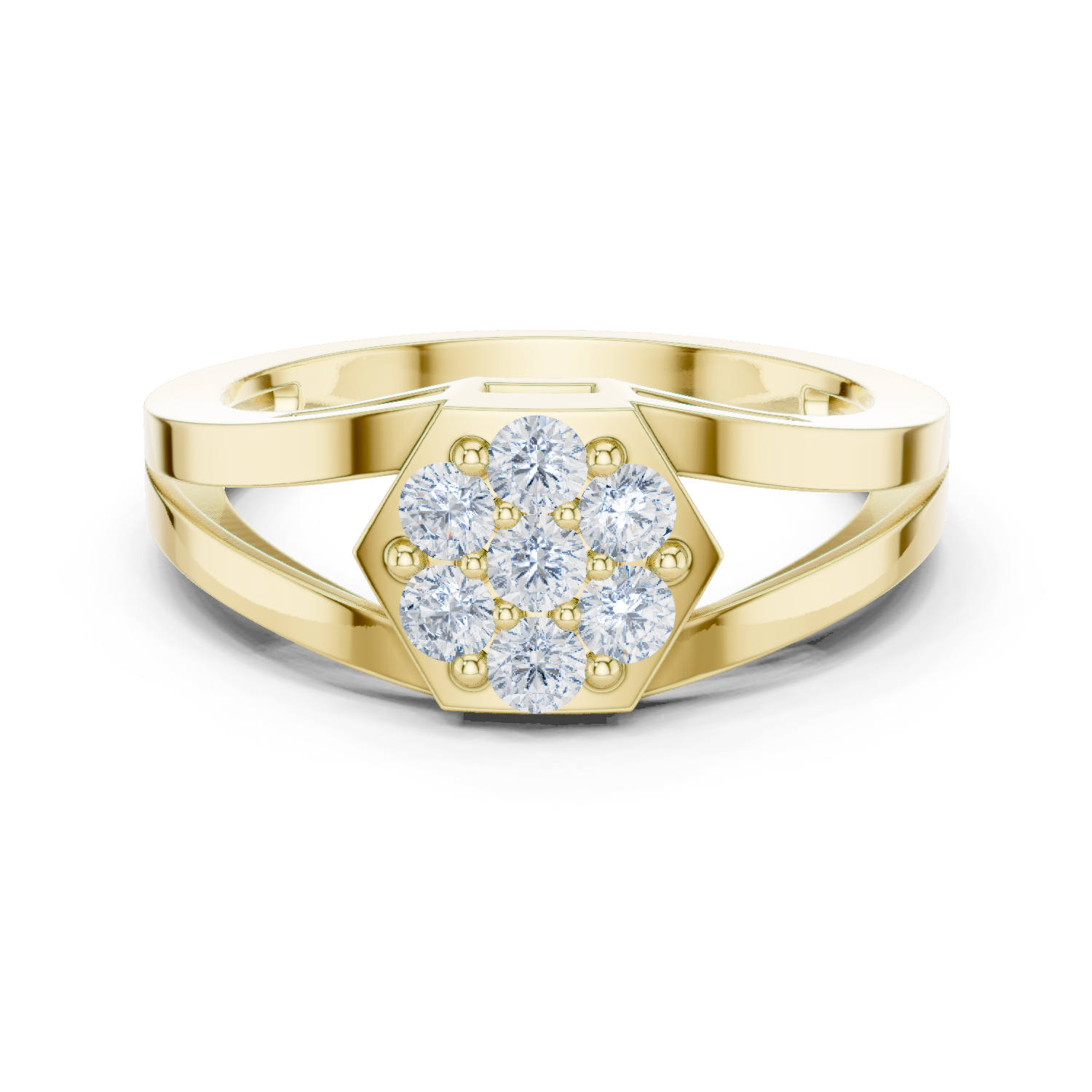 Gold Ring DDLR-736, Yellow Gold