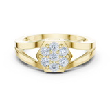 Gold Ring DDLR-736, Yellow Gold