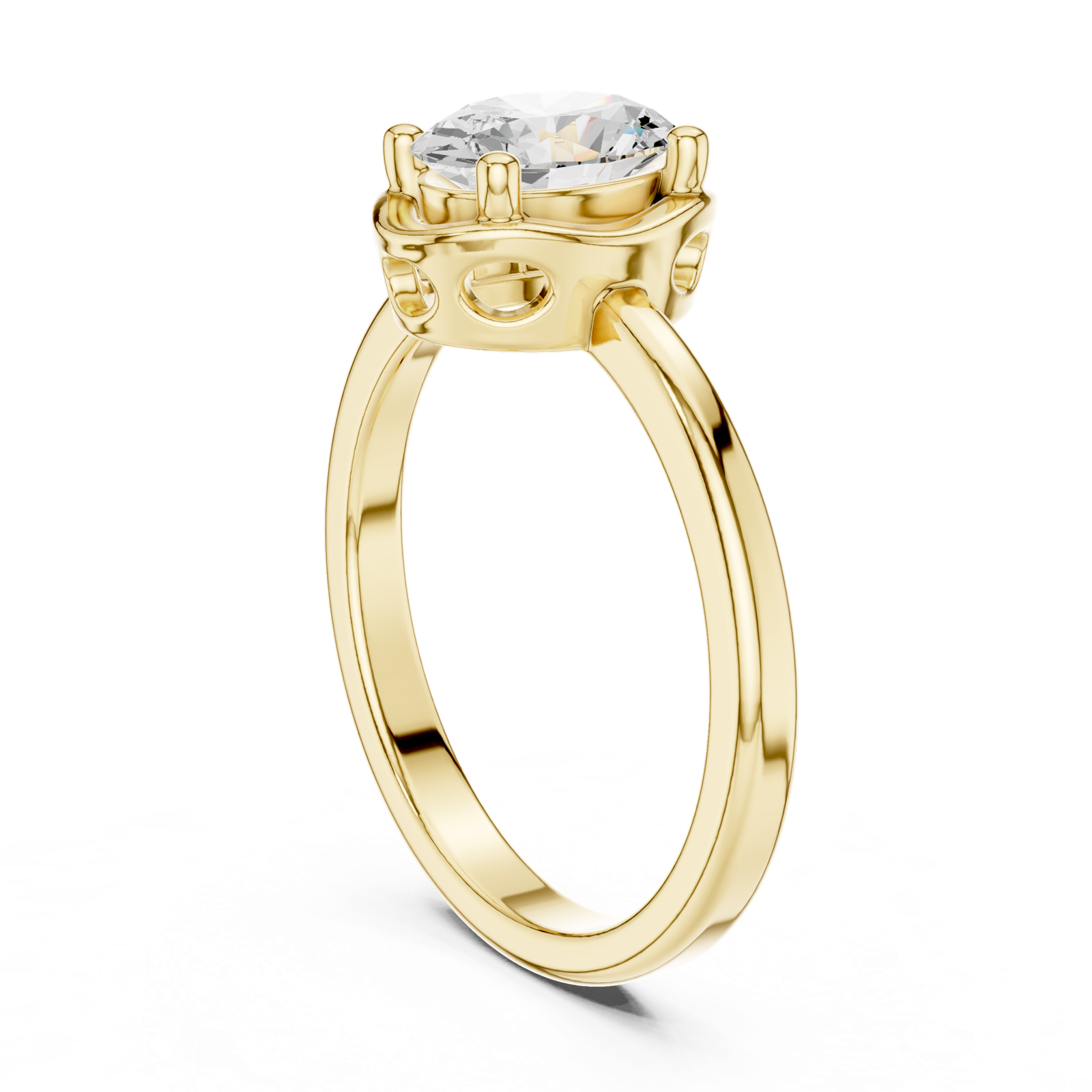 Gold Ring DDLR-504, Yellow Gold
