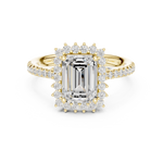 Gold Ring DDLR-731, Yellow Gold, view 4