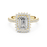 Gold Ring DDLR-731, Yellow Gold, view 4