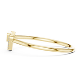Gold Ring HLR-200, Yellow Gold, view 3