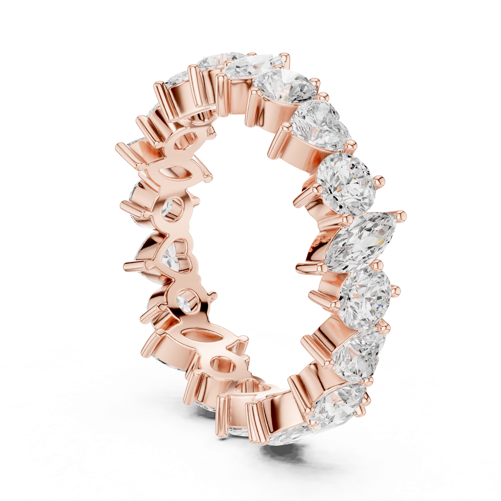 Gold Ring DDLR-371, Rose Gold