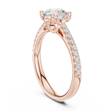 Gold Ring DDLR-631, Rose Gold