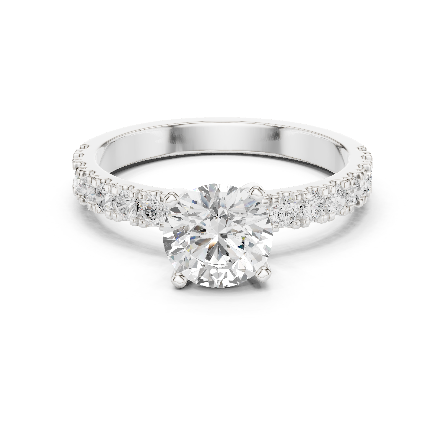 Gold Ring DDLR-1097, White Gold