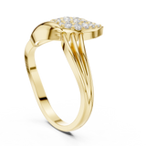 Gold Ring DDLR-664, Yellow Gold, view 1