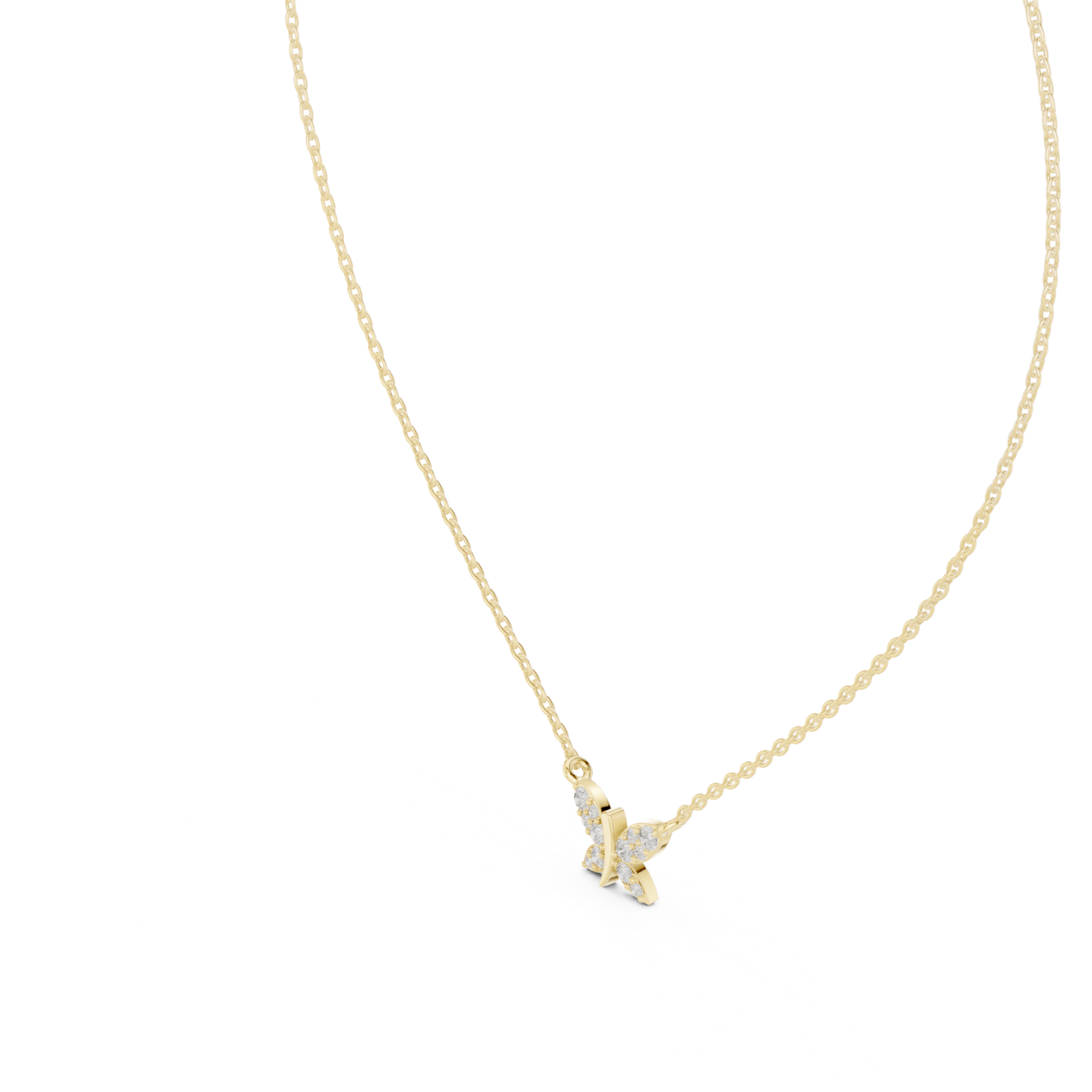 Gold Pendant GPD-0010, Yellow Gold, view 2