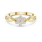Gold Ring HLR-72, Yellow Gold, view 4