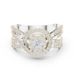 Gold Ring 19-120008L, White Gold