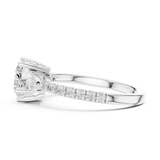 Gold Ring DDLR-858, White Gold, view 3