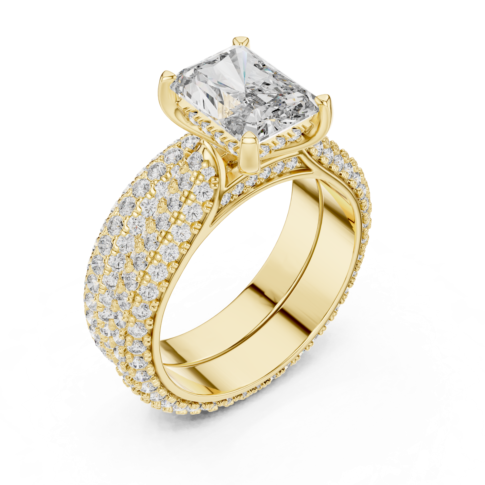 Gold Ring DDLR-013, Yellow Gold, view 2
