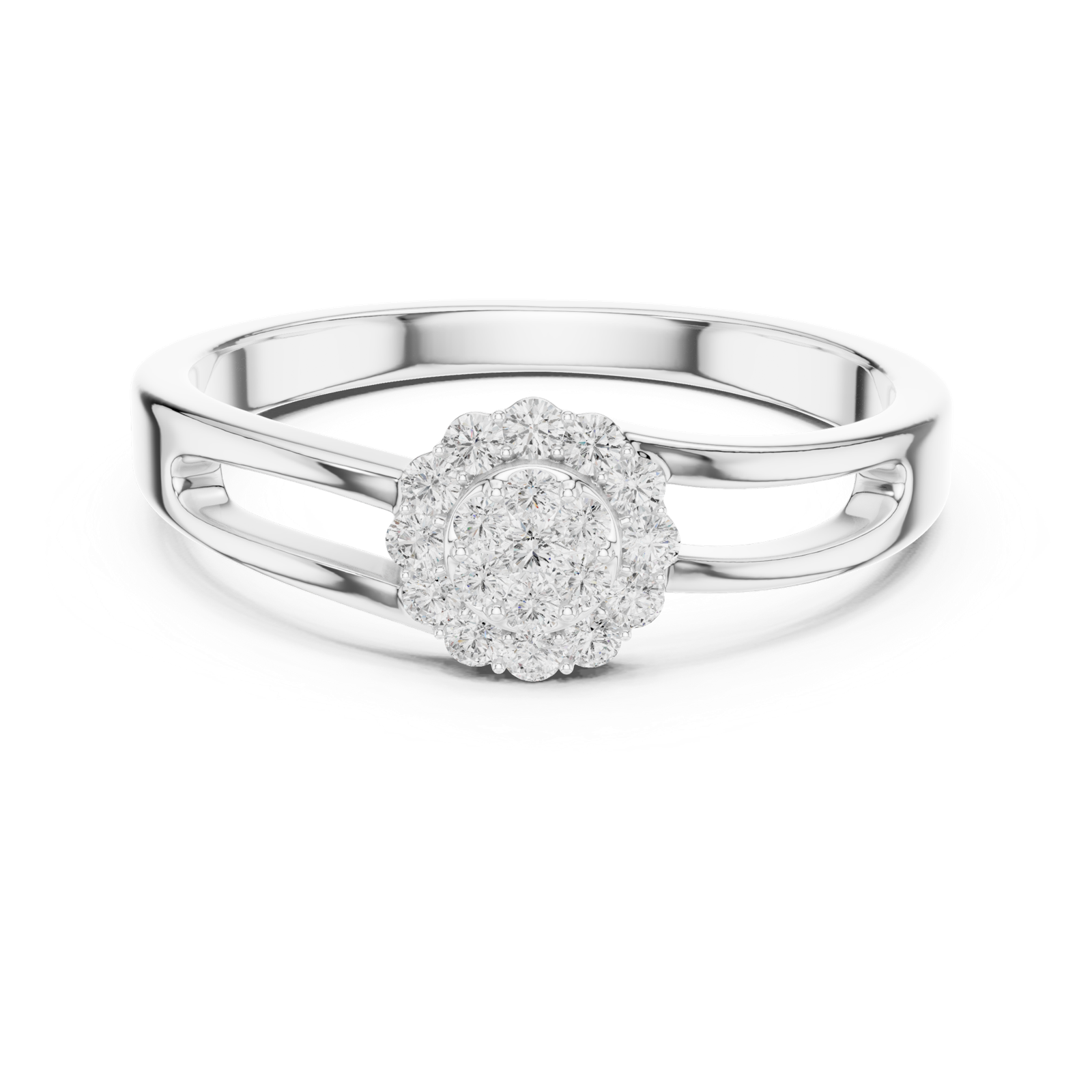 Gold Ring SBWR(43), White Gold