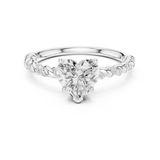 Gold Ring DDLR-396, White Gold, view 4